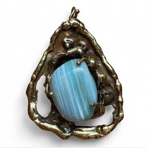 Artisan Blue Stone Pendant